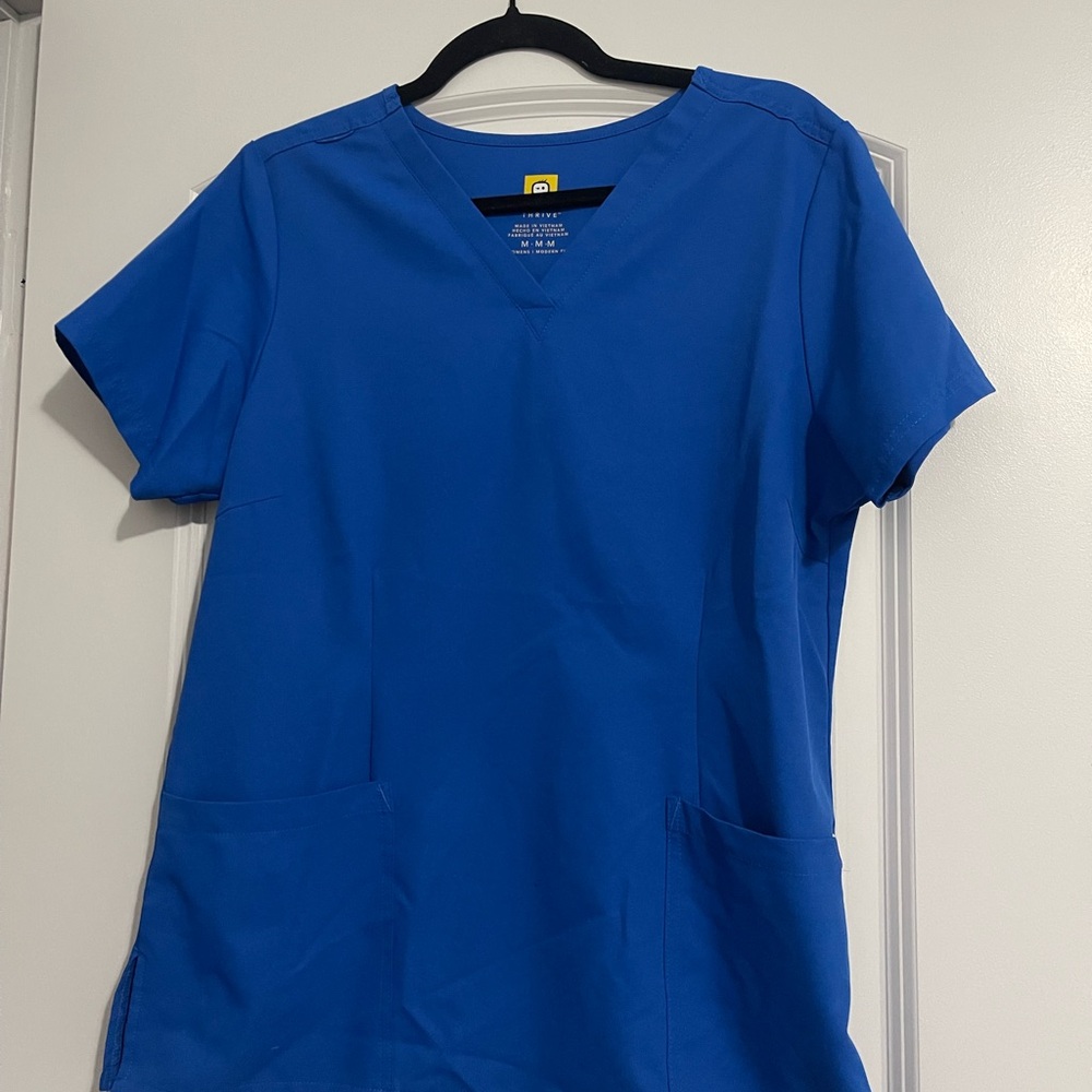 Blue Women's Scrub Top